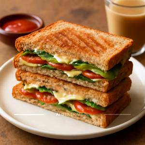 Vegetable Cheese Sandwich