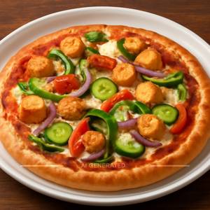 5" Mix Veg Panner Pizza