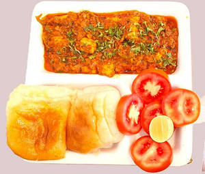 Jain Paneer Tawa Pavbhaji ( In Amul Butter)