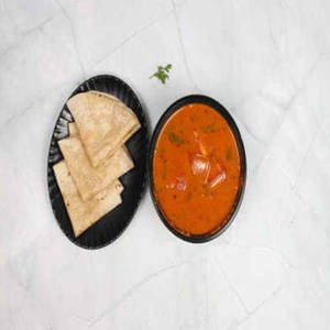 Aloo Tomato Sabji With Phulka Roti