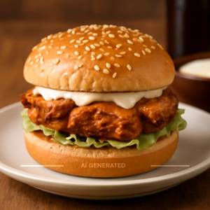 Chicken changezi burger