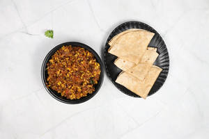 Matki (math) Ki Sabji With Phulka Roti