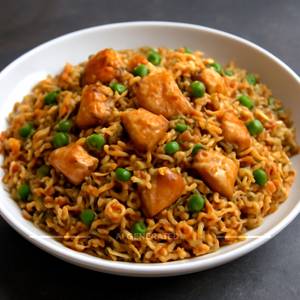 Chicken bhel fried rice