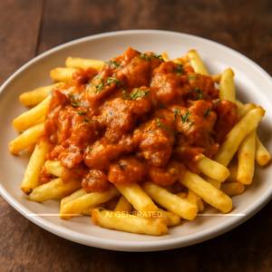 Butter Chicken French Fries