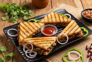 Mexican Kidney Beans Fusion Sandwich