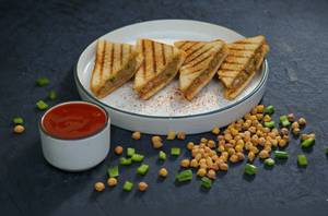 High Protein Black Chana Veggies Sandwich ( No Mayonnaise/ Cheese/ Processed Material)