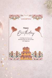 Happy Birthday Card (1 Pcs)