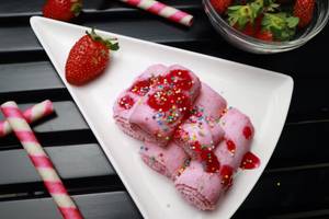 Strawberry Roll Ice Cream