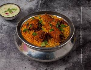 Chicken handi biryani