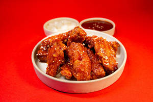 WINGS | Korean Fried Chicken Tossed In Your Choice Of Kimkin Sauce