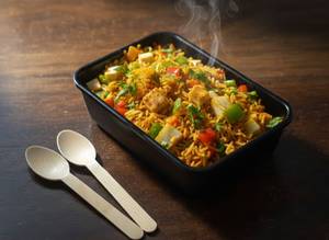 Tawa Paneer Vegetable Biryani In Brown Rice