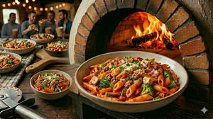 Red Pasta Non Veg