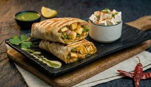 Paneer Tandoori Tortila Wrap ( Whole Wheat )
