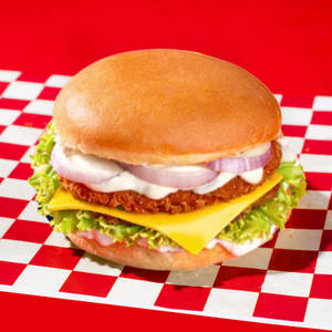 Crispy Chicken Cheese Burger