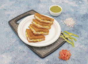 Corn Cheese Toast Sandwich