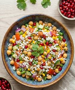 Protein Bliss Chickpea Chaat - High Fiber Salad