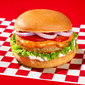 Crunchy Aloo Tikki Burger