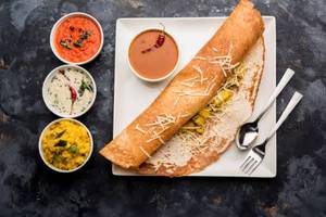 Cheese Rawa Masala Dosa