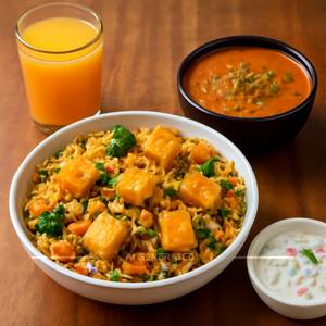 Veg paneer biryani combo