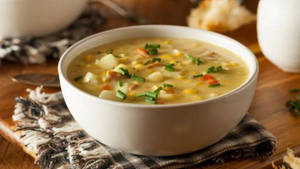 Sweet Corn Chicken Soup