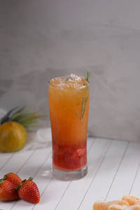 Strawberry Orange Ice Tea