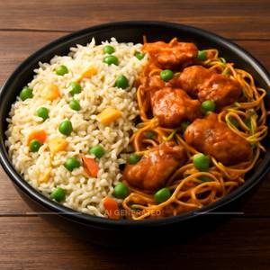 Egg Rice and Noodles