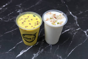 Lassi. + Kesariya Milk