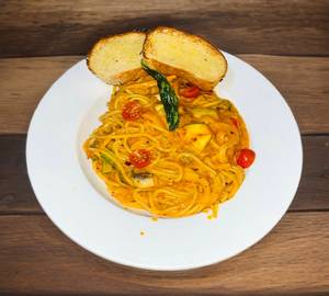 Spaghetti Creamy Pasta [Mix Sauce] 
