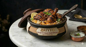 Murgh Al Faham Handi Biryani [Serves 2]