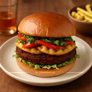 Veg Jamaican Burger