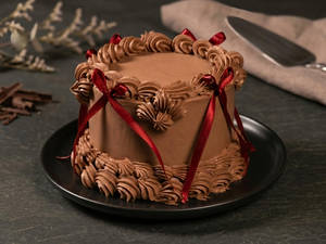 Ribbon Milk Chocolate Cake