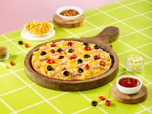 Corn Onion & Cheese Pizza