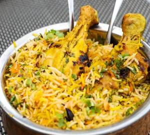 Chicken leg biryani