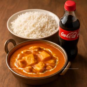 Shahi Paneer Combo Sweet + Coke (250 Ml )