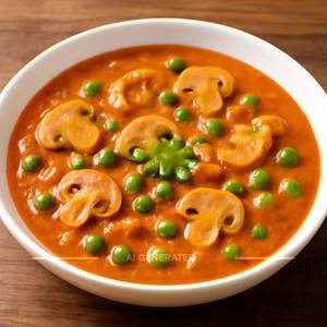 Matar Mushroom Masala