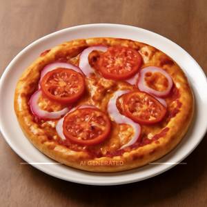 7" Onion Tomato Pizza