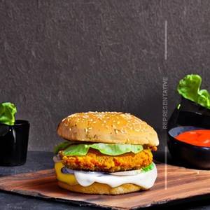 Curried Vegetable & Potato Patty Burger