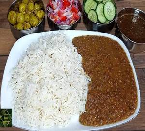 Kali Masoor With Rice
