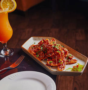 Crispy Honey Chilli Lotus Stem