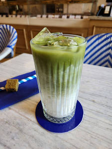 Iced Pistachio Matcha Latte