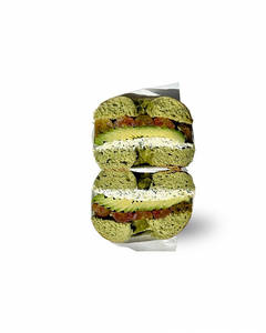 Avocado Tomato Bagel Sandwich