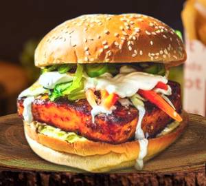 Paneer Cheese Aloo Tikki Burger