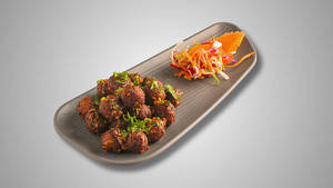 Veg Dumpling Manchurian Dry