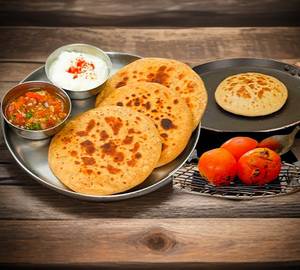 Aalo Tmatar Prantha Thali
