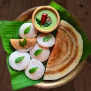 Idly(2) And Mini Masala Dosa(1)