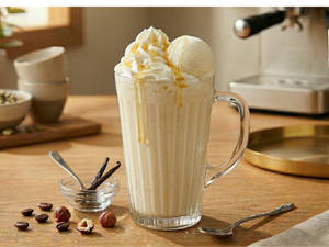Vanilla Shake with Ice Cream