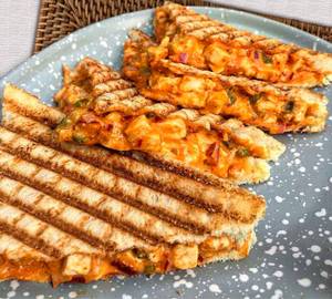 Paneer cheese grilled sandwich