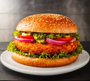 Crispy Aloo Tikki Burger