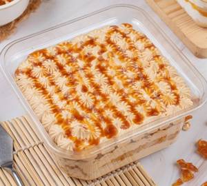 Eggless Butterscotch Caramel Cake Tub