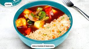 Chilli Paneer & Fried Rice